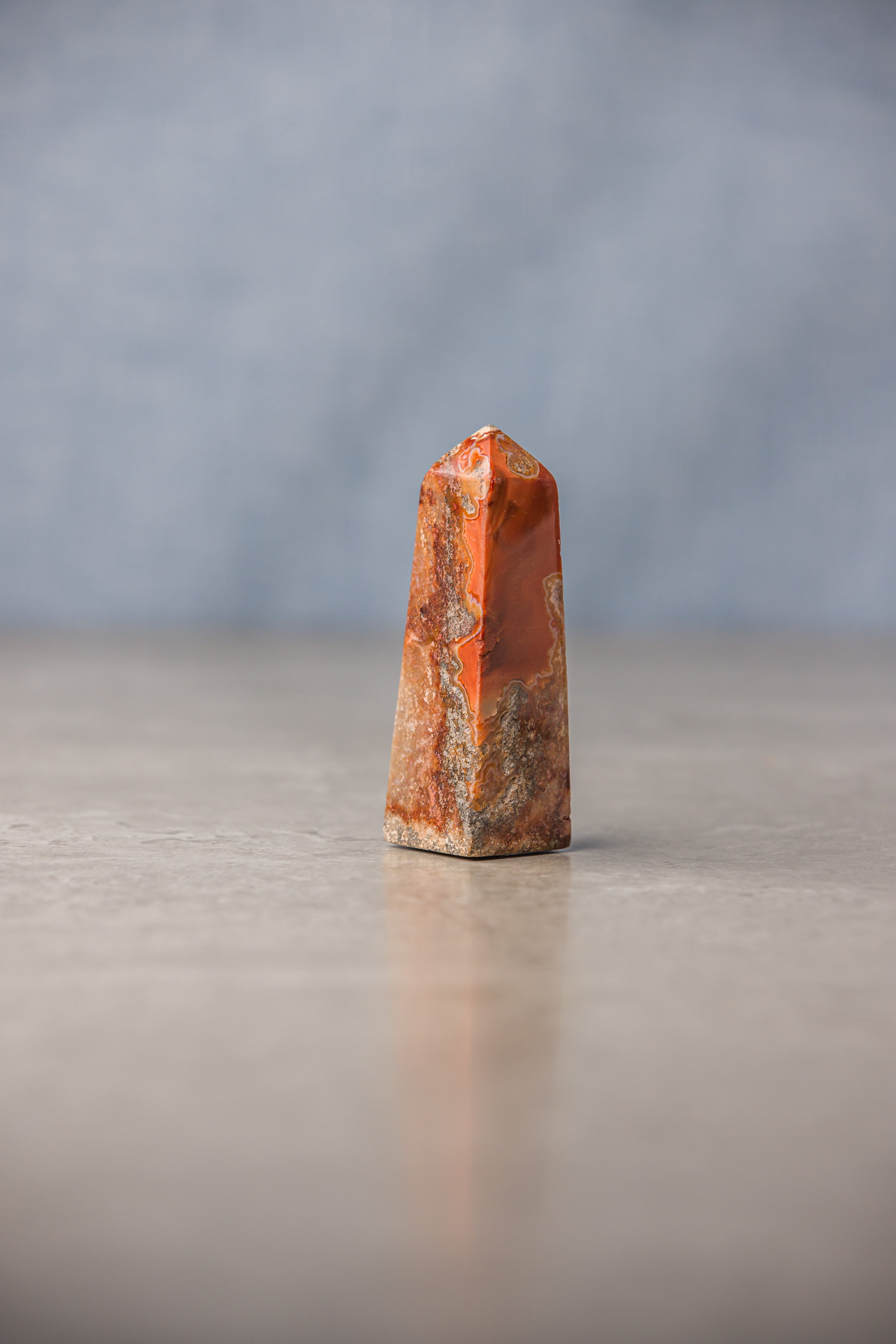 Carnelian Point - Energising Stone for Motivation and Creativity - Everyday Rocks