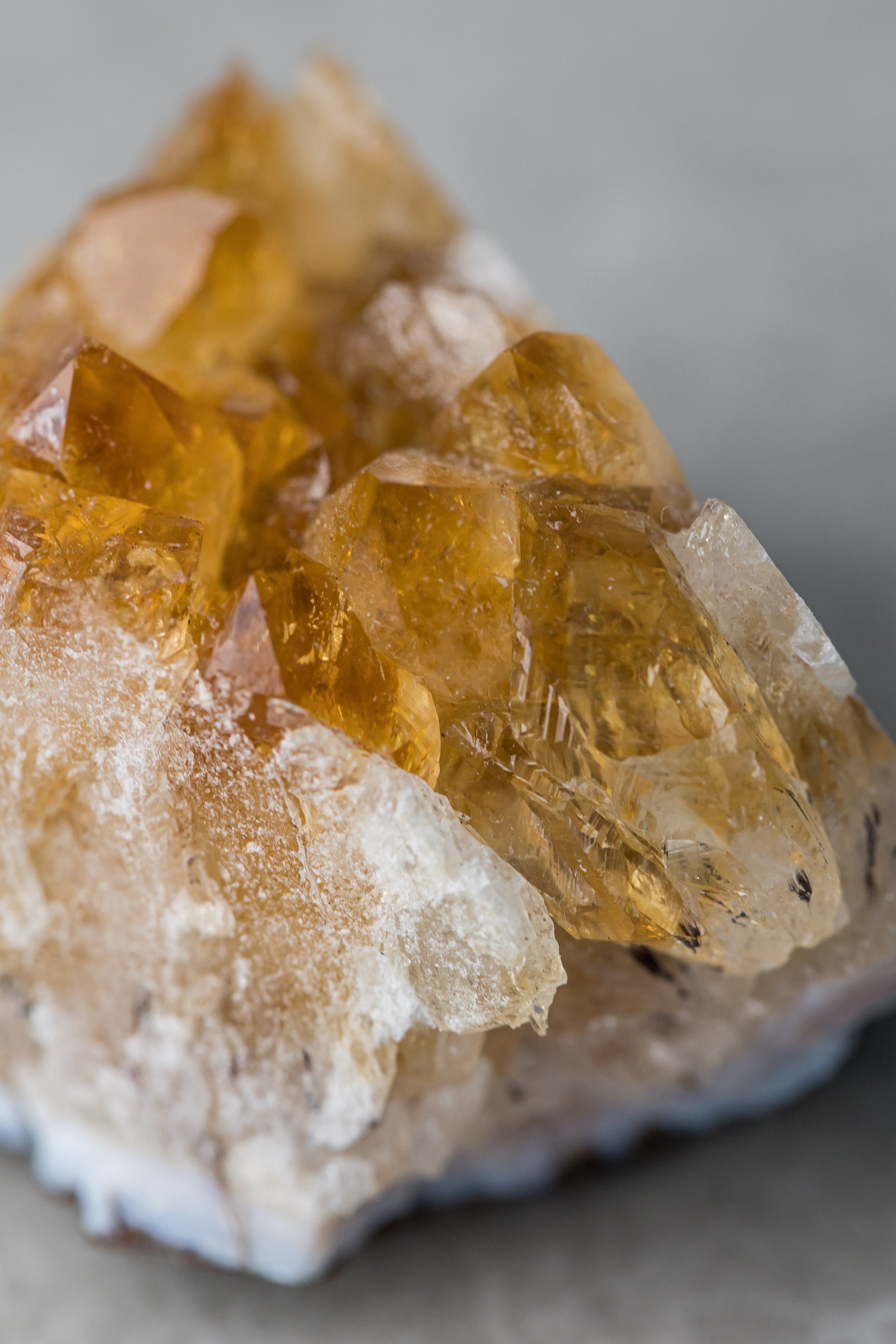 Citrine Cluster - Natural Crystal for Abundance, Prosperity &amp; Solar Plexus Chakra - Everyday Rocks