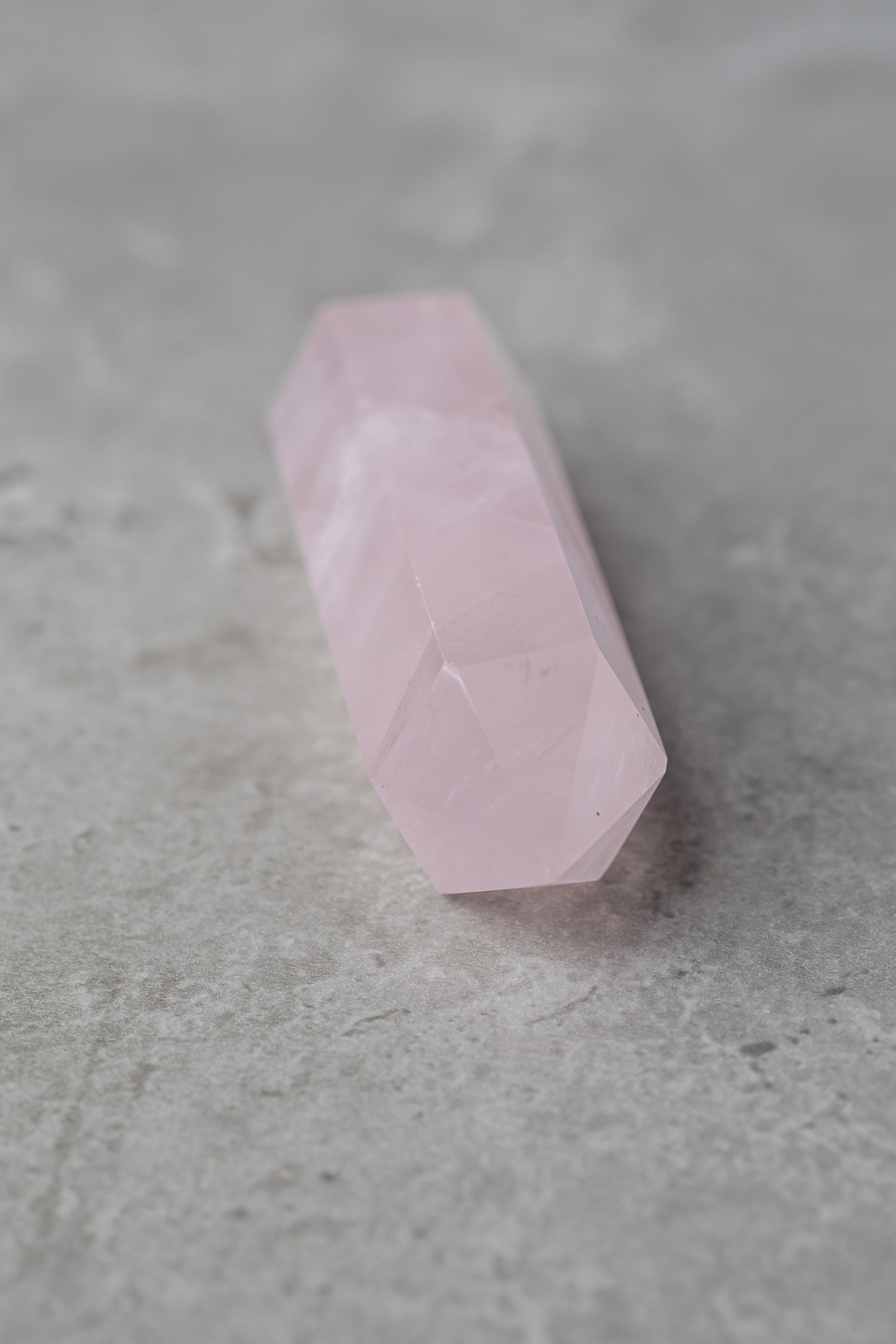 Double Terminated Rose Quartz Point - Love Enhancing Crystal for Balance &amp; Healing - Everyday Rocks