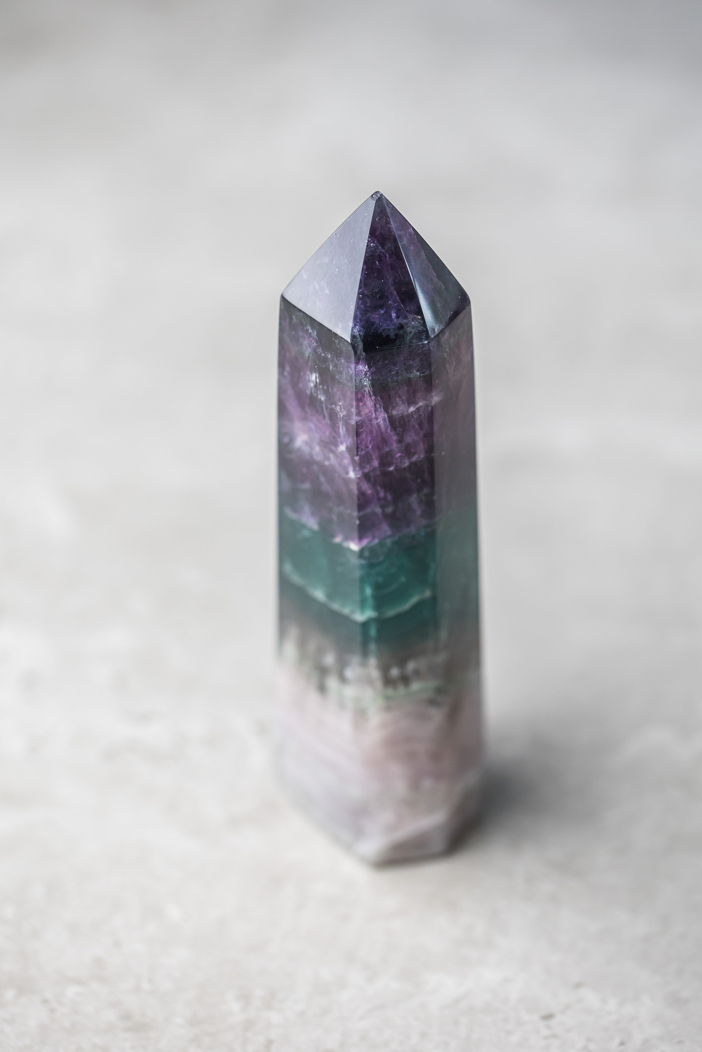 Fluorite Points - Vibrant Crystal for Focus and Mental Clarity - Everyday Rocks