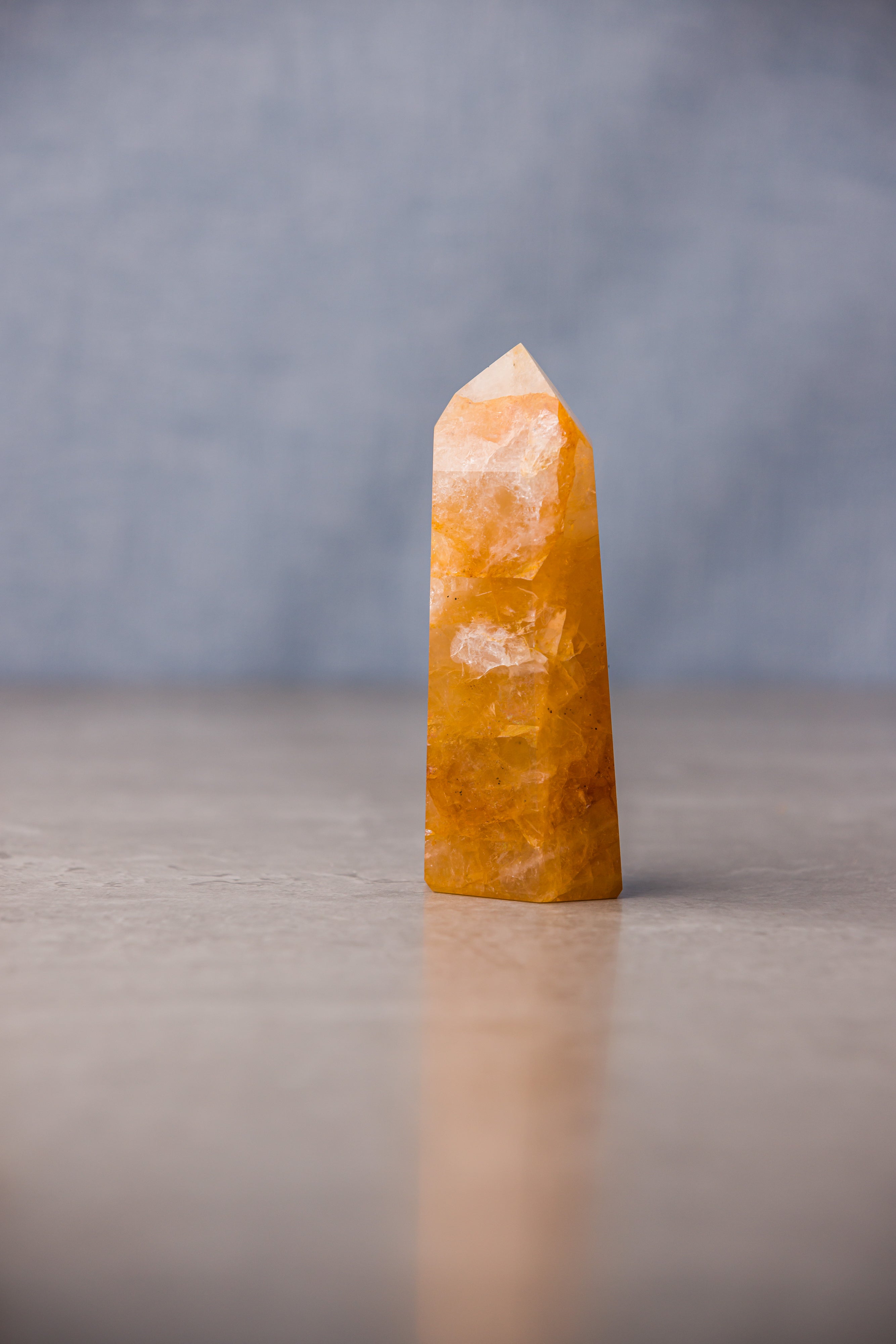 Golden Healer Point - Healing Stone for Universal Energy and Spiritual Growth - Everyday Rocks