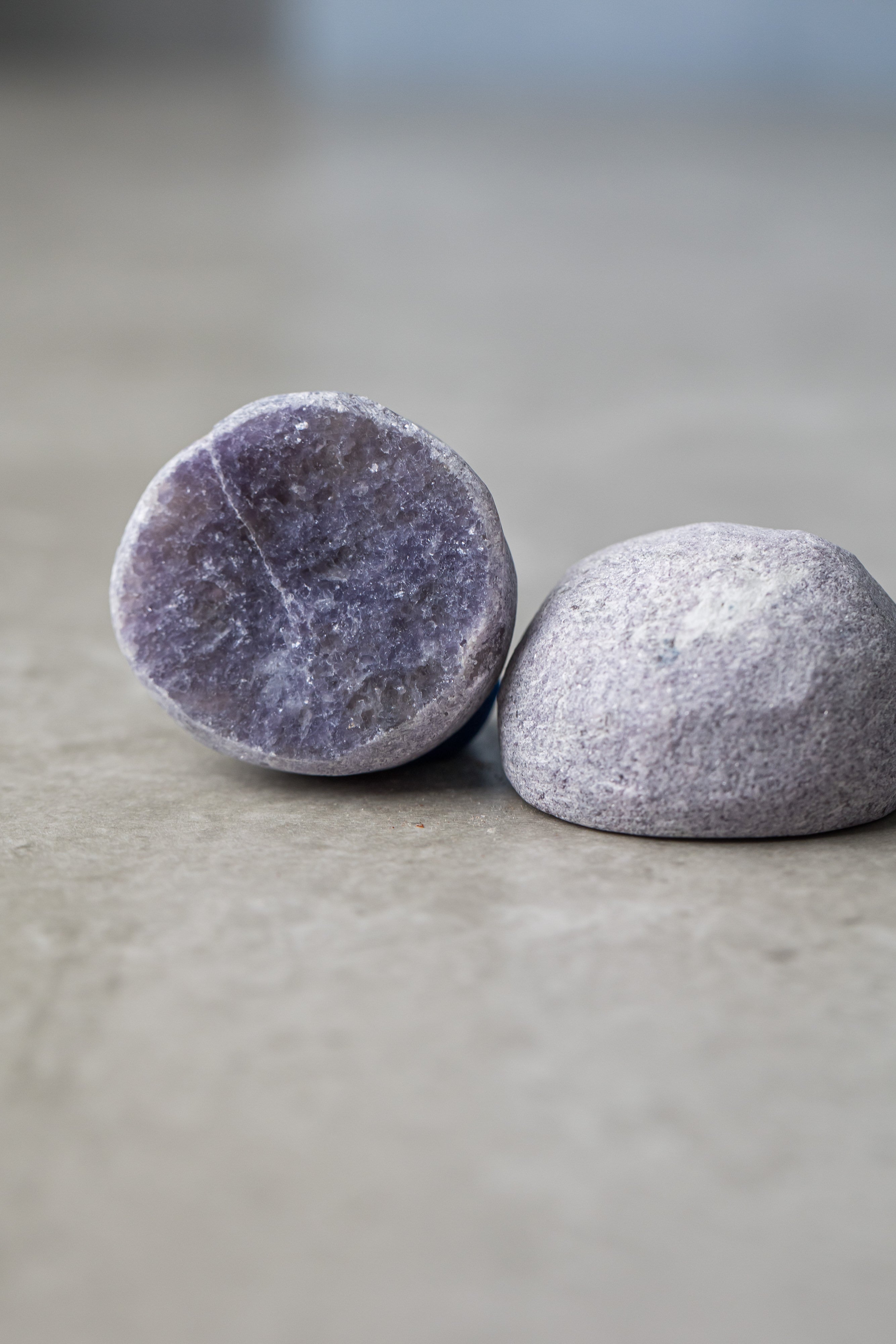 Lepidolite Dragon Egg - Soothing Crystal for Stress Relief, Transformation &amp; Crown Chakra Balance - Everyday Rocks