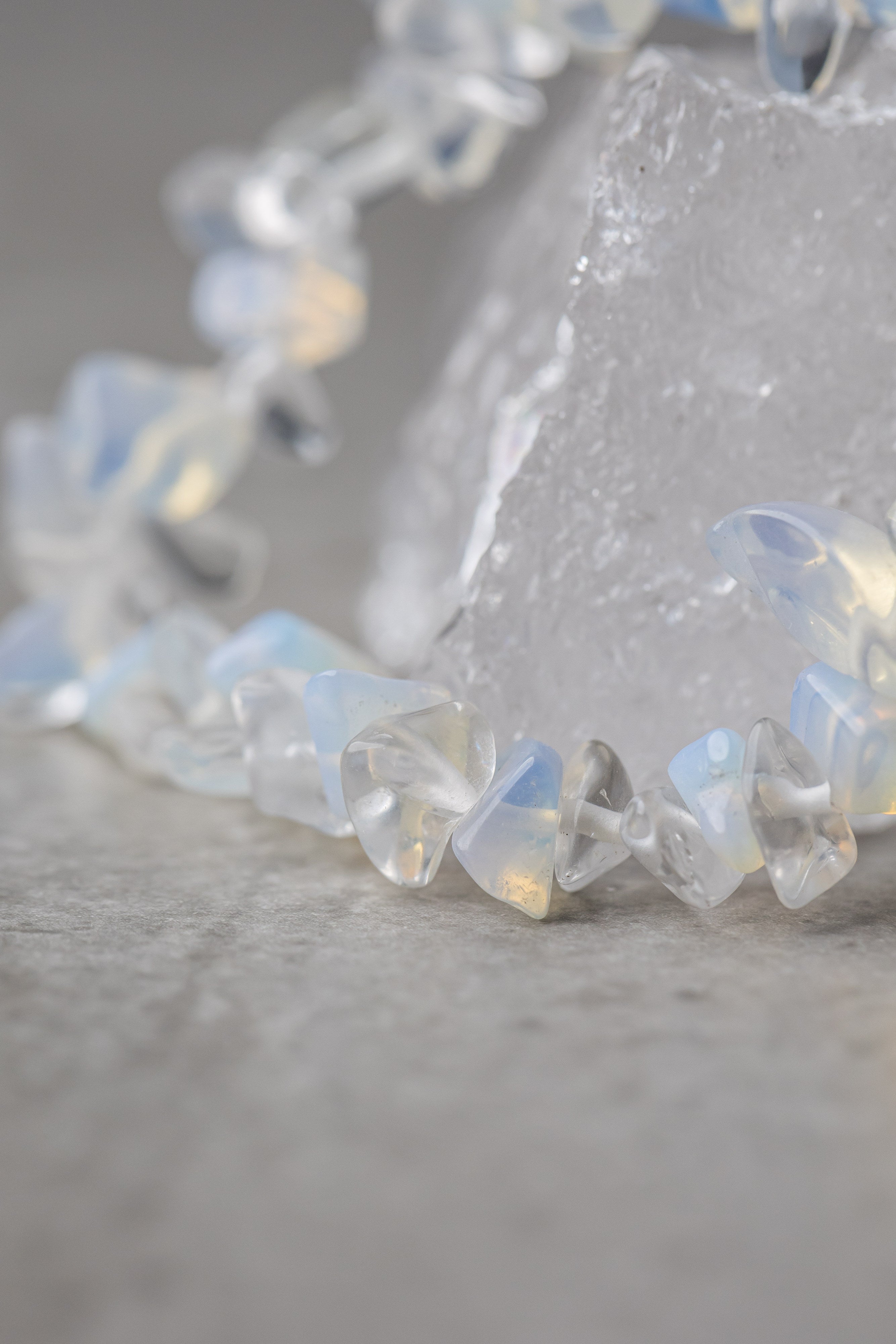 Opalite Chip Bracelet - Energetic Crystal for Transition, Communication &amp; Emotional Balance - Everyday Rocks