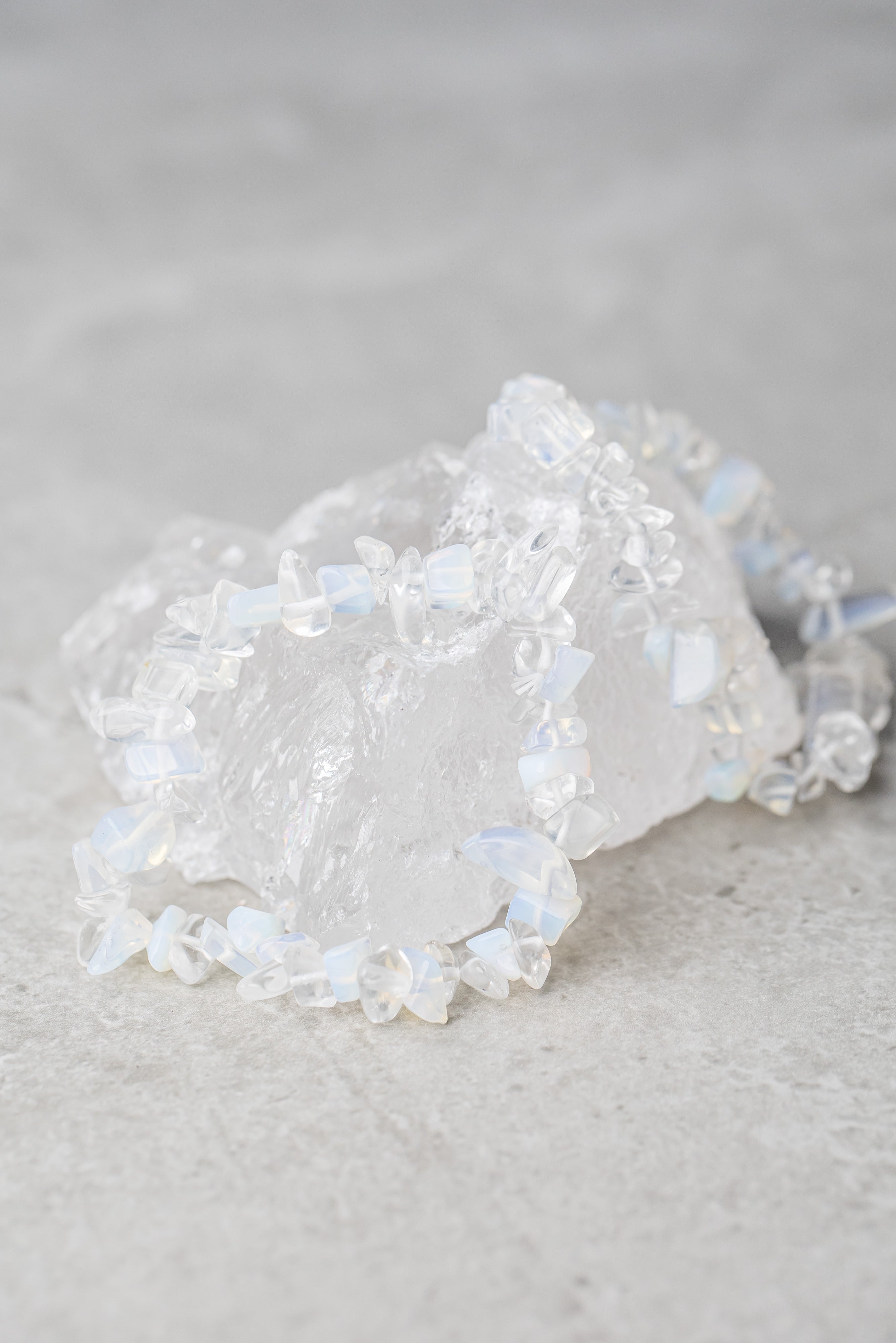 Opalite Chip Bracelet - Energetic Crystal for Transition, Communication & Emotional Balance - Everyday Rocks