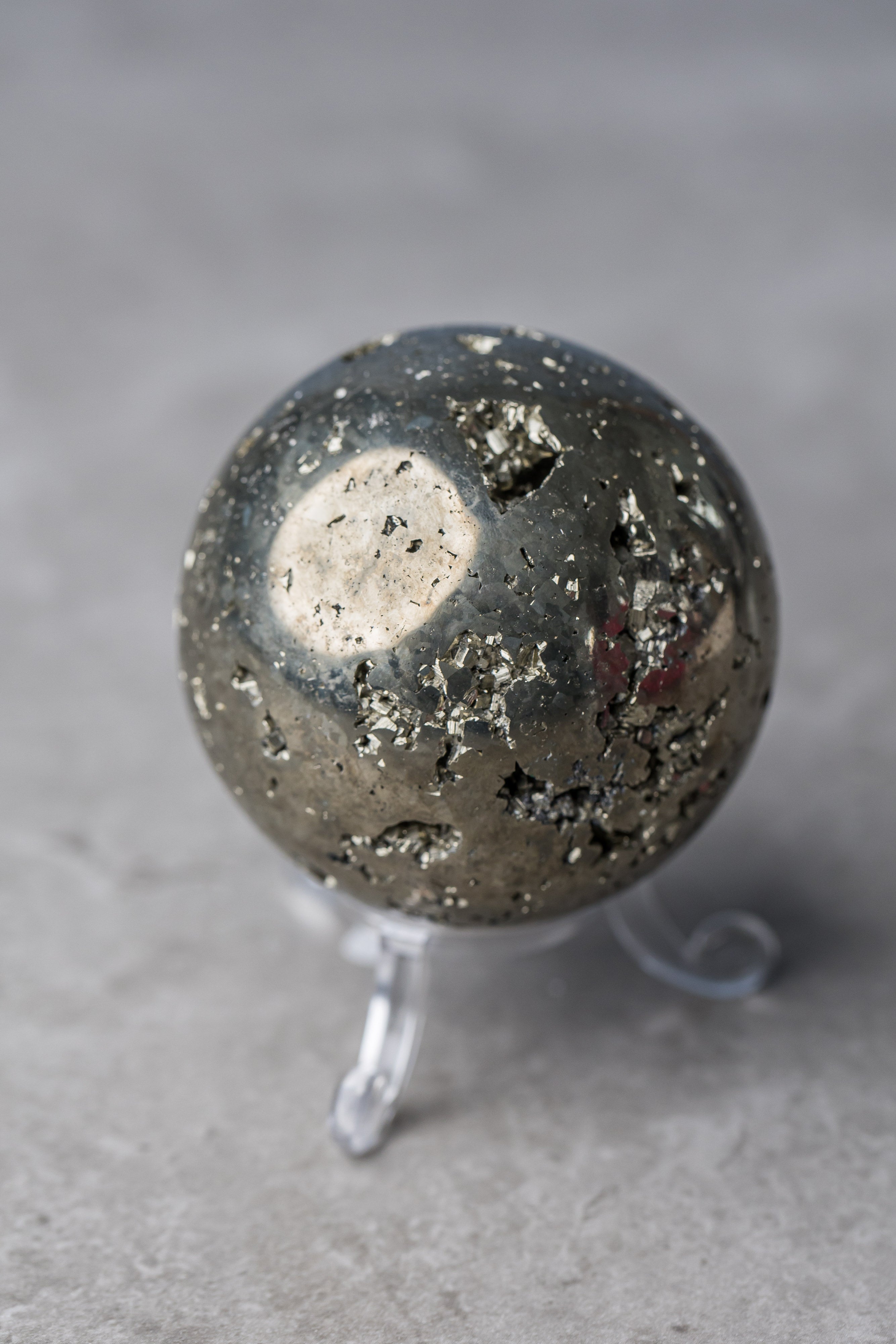 Pyrite Sphere - Prosperity-Attracting Crystal for Confidence, Protection &amp; Solar Plexus Chakra Activation - Everyday Rocks