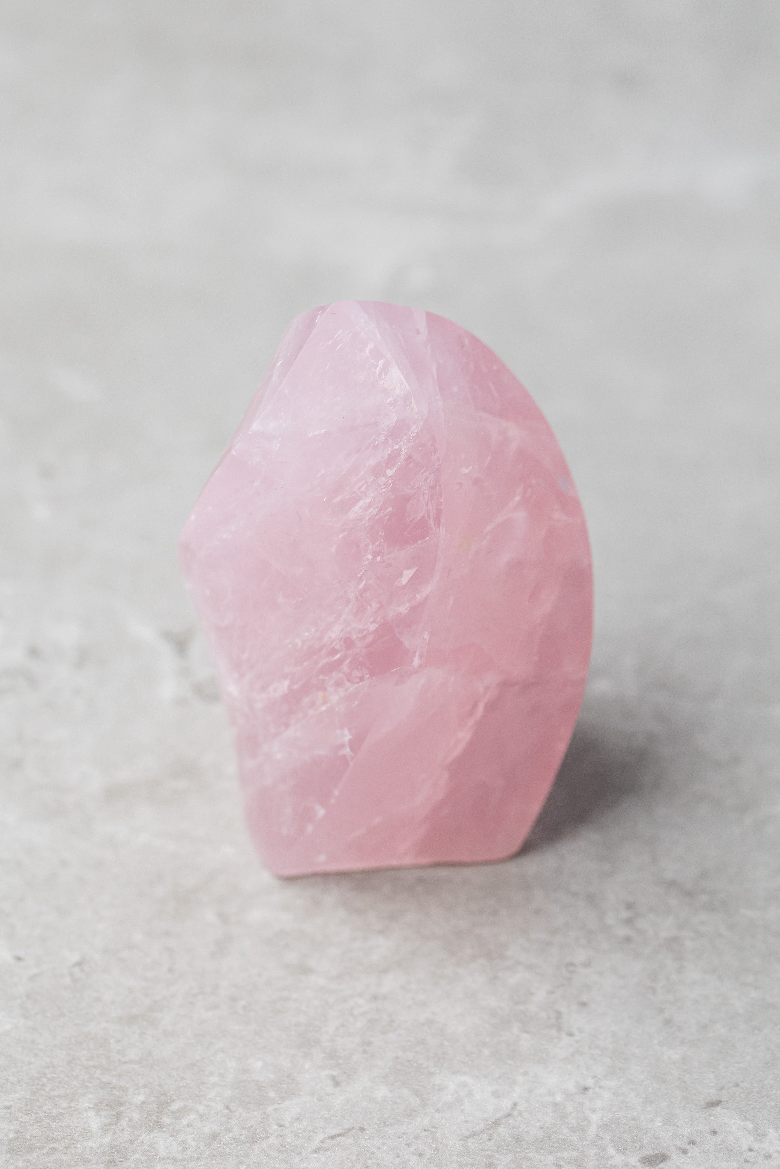 Rose Quartz Flame - Healing Crystal for Love, Compassion & Heart Chakra Balance - Everyday Rocks
