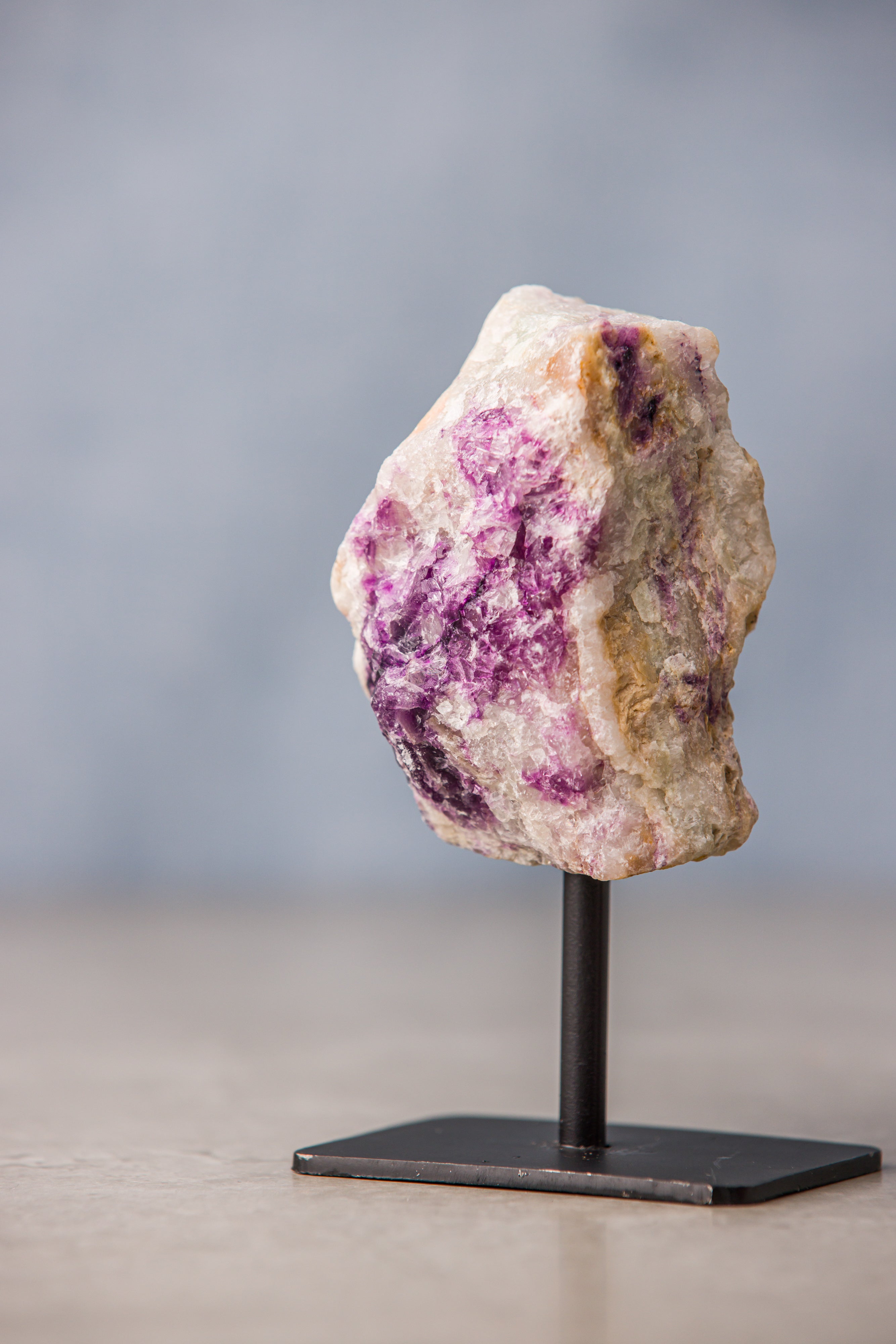 Small Fluorite Crystal on Stand - Versatile Display Piece for Mental Clarity &amp; Focus Product Description - Everyday Rocks
