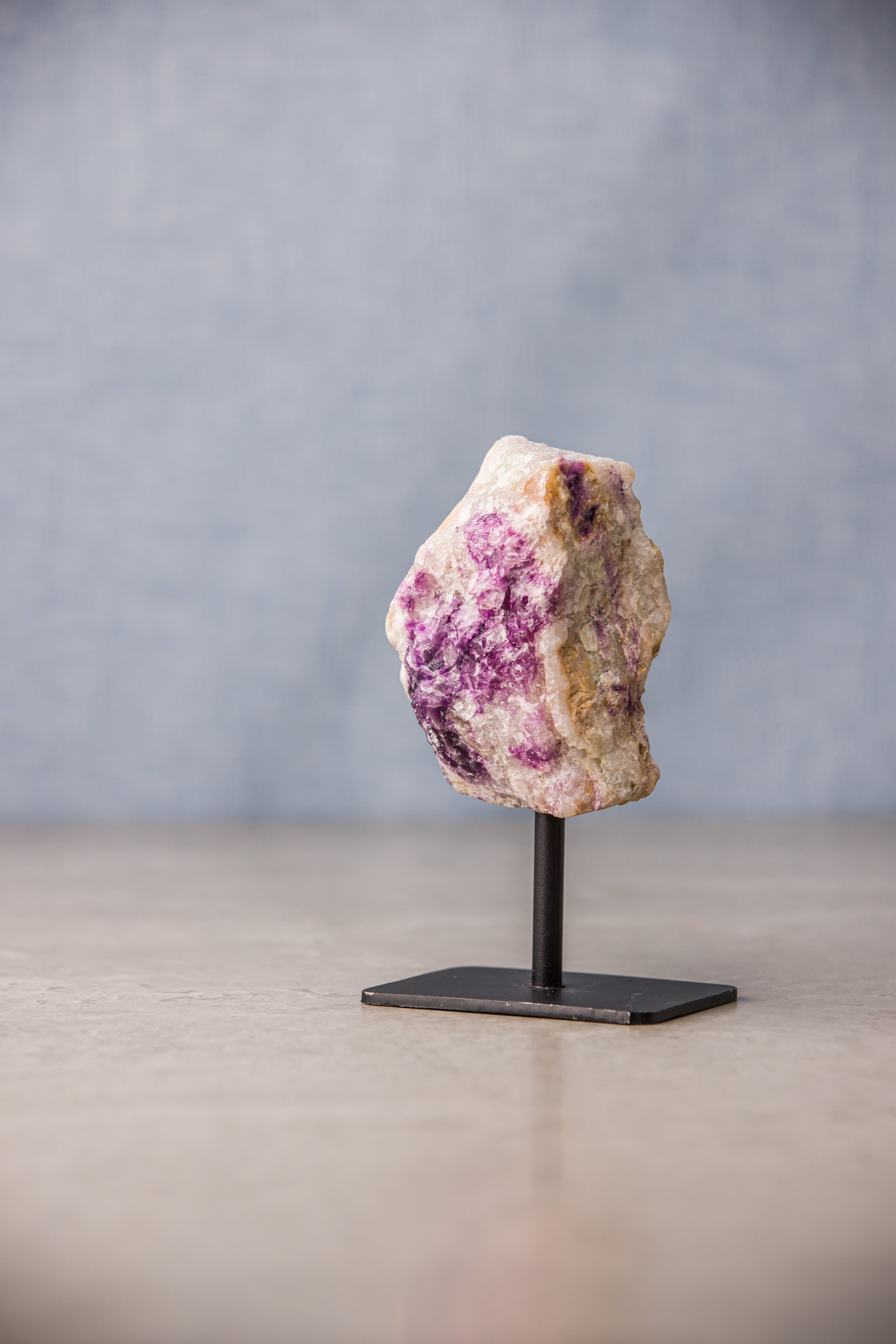 Small Fluorite Crystal on Stand - Versatile Display Piece for Mental Clarity &amp; Focus Product Description - Everyday Rocks