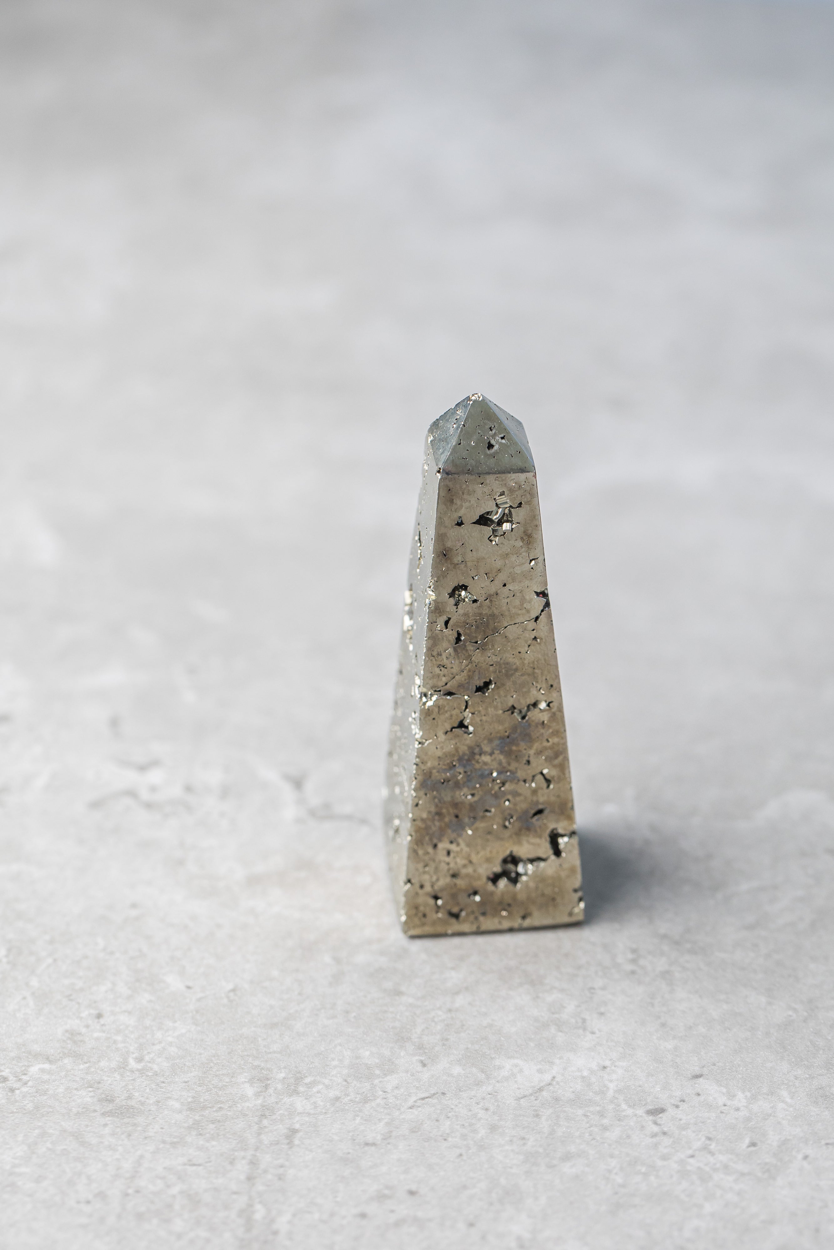 Small Pyrite Point - Prosperity-Attracting Crystal for Confidence, Protection & Solar Plexus Chakra Activation - Everyday Rocks