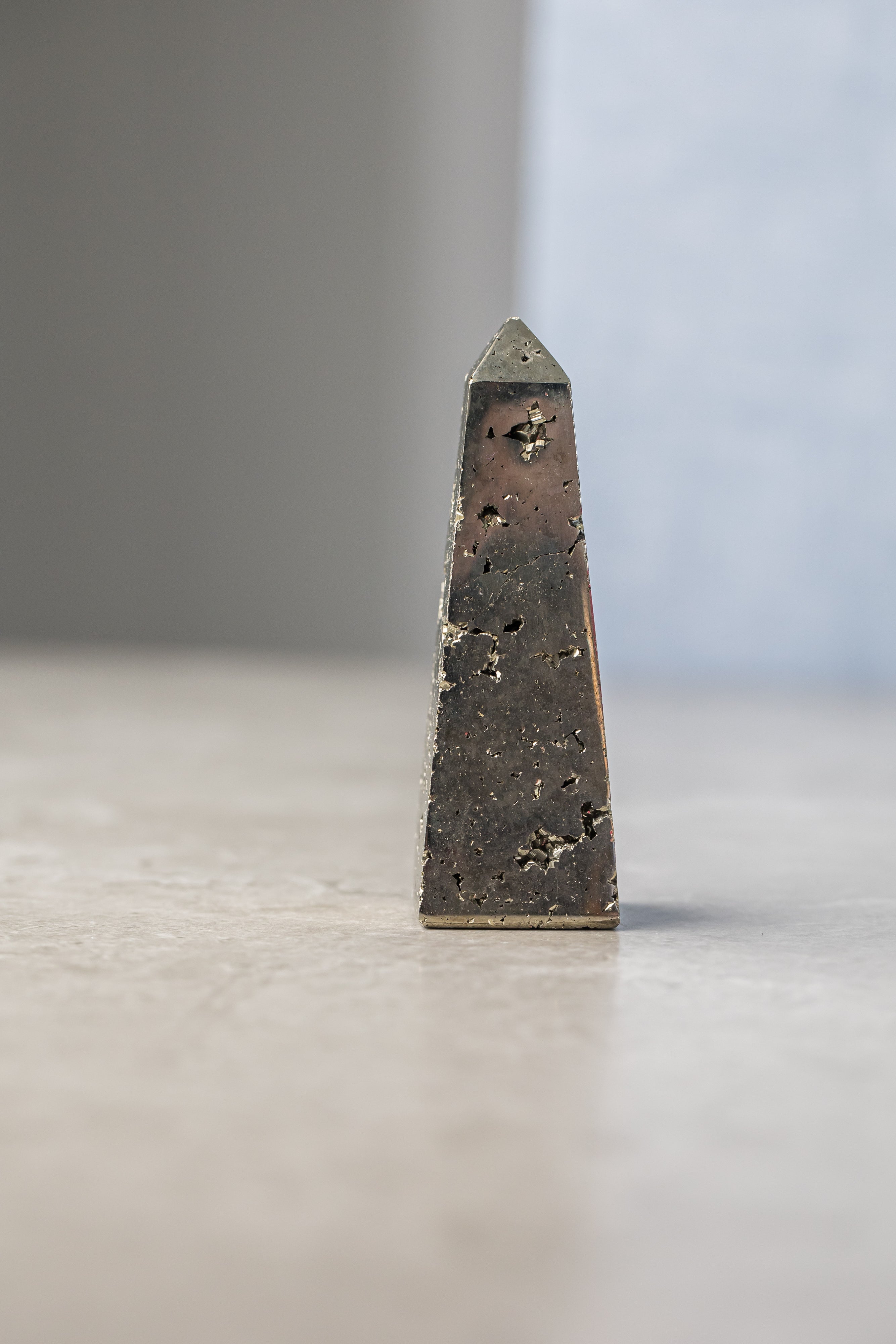 Small Pyrite Point - Prosperity-Attracting Crystal for Confidence, Protection &amp; Solar Plexus Chakra Activation - Everyday Rocks