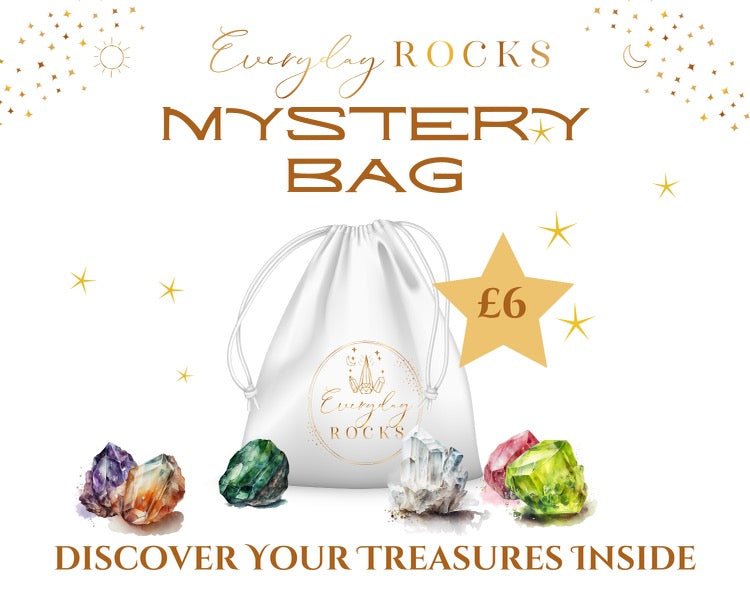 Surprise Bag of Small Tumble Stones - Add a Touch of Mystery to Your Crystal Collection - Everyday Rocks