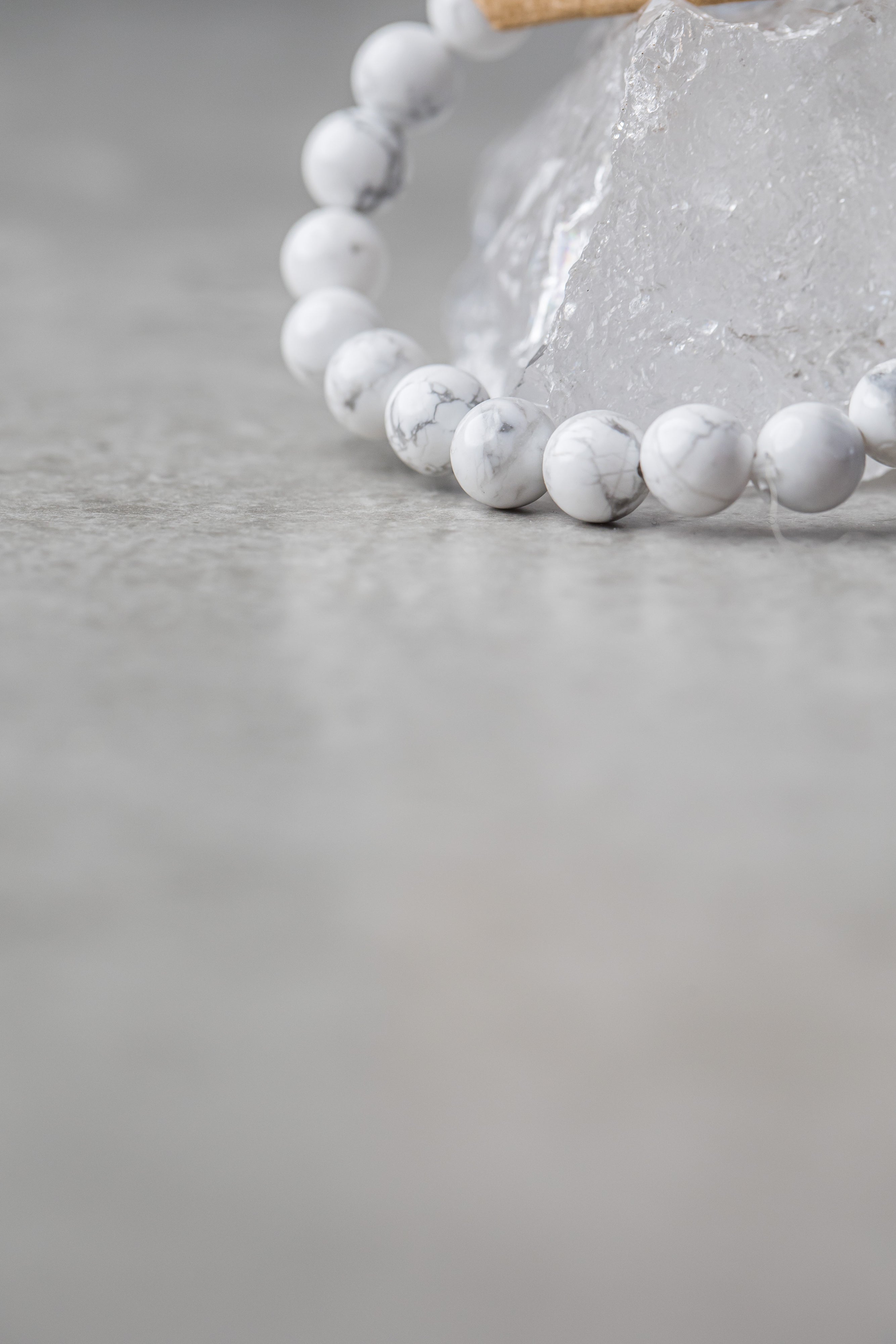 White Jasper Power Bracelet - Crystal for Calm, Balance & Spiritual Grounding - Everyday Rocks